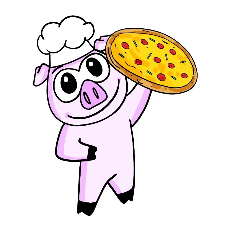 pizza maker pizza chef pork italy