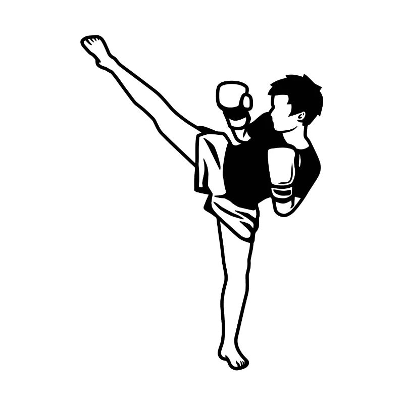 Kidboxer Kind Zeichnung