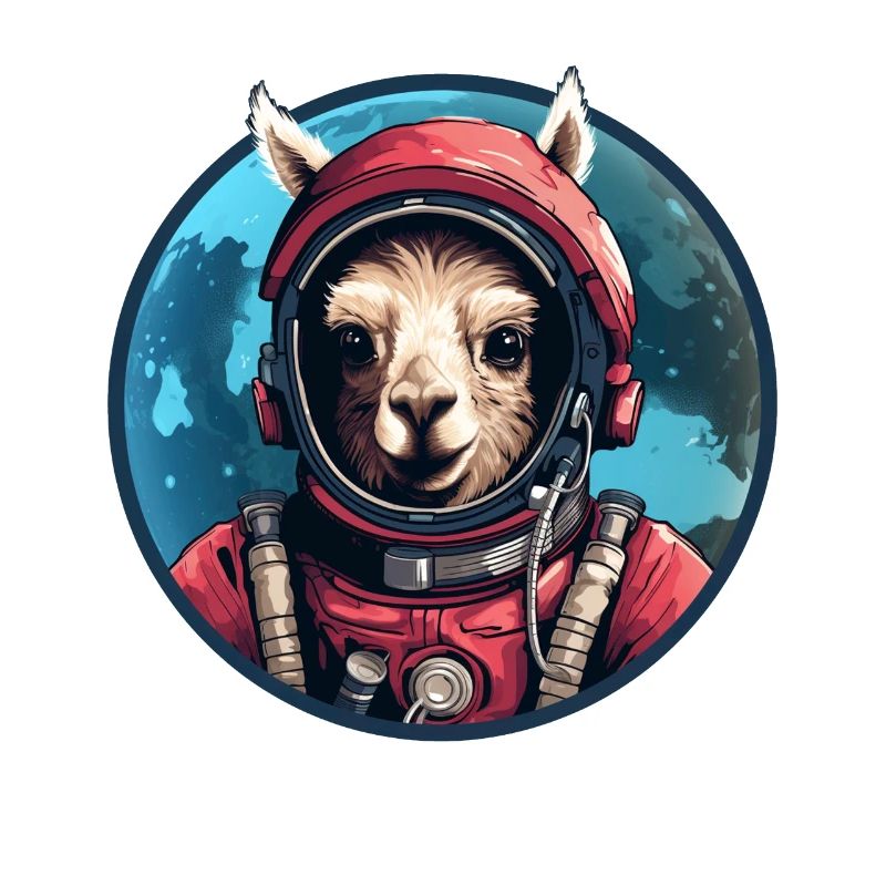 Astronauten-Lama