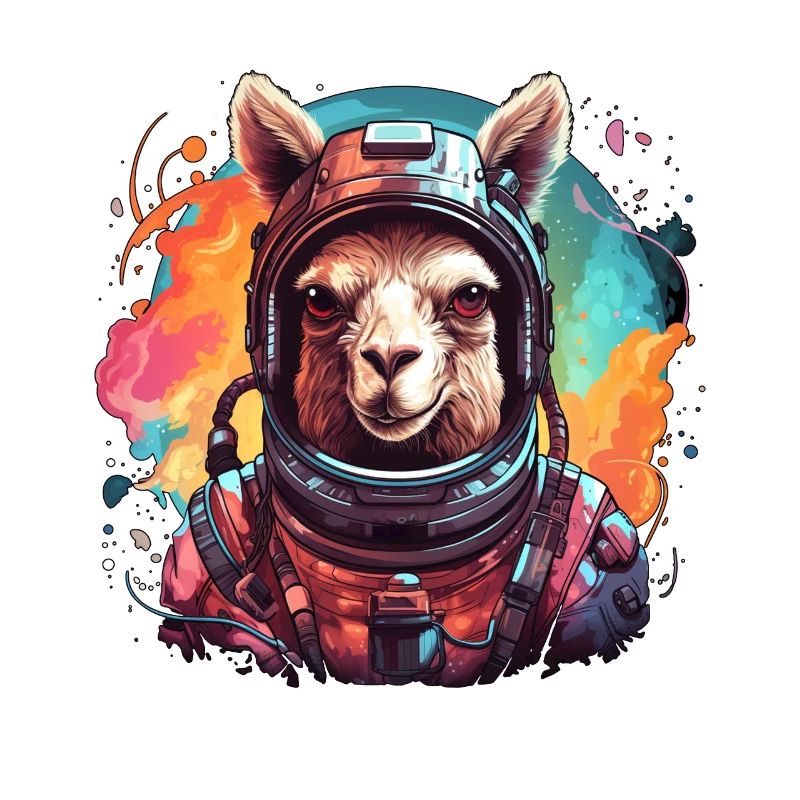 Astronauten-Lama