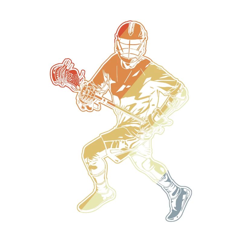 Lacrosse Player Drawing