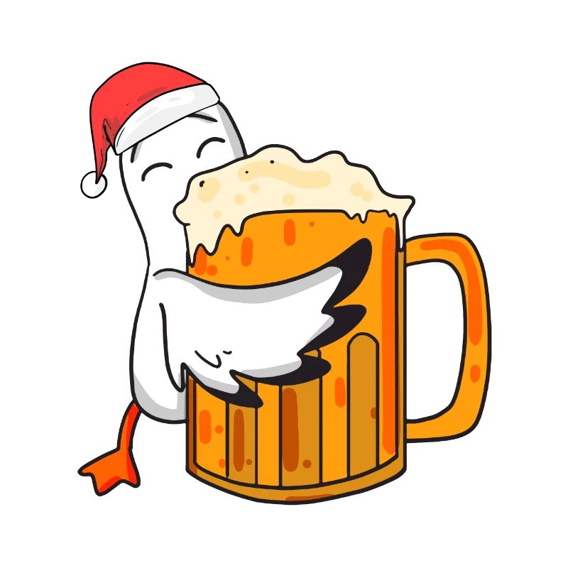 Möwe Bier Weihnachten