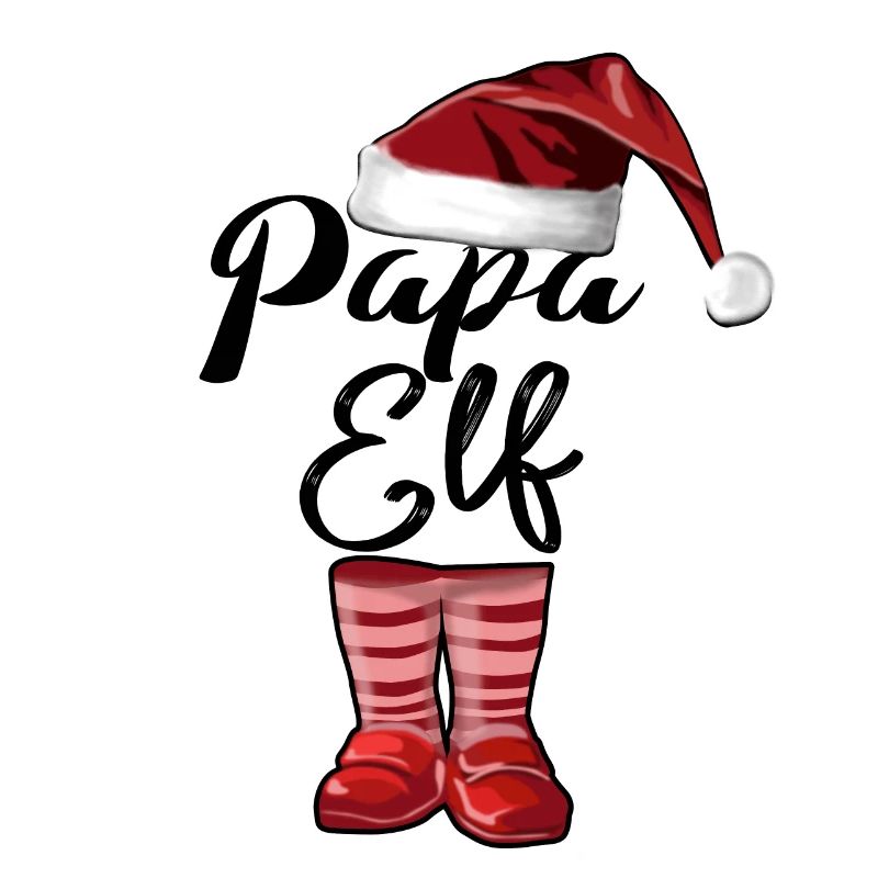 Papa Elf – Lustiges Weihnachtsdesign