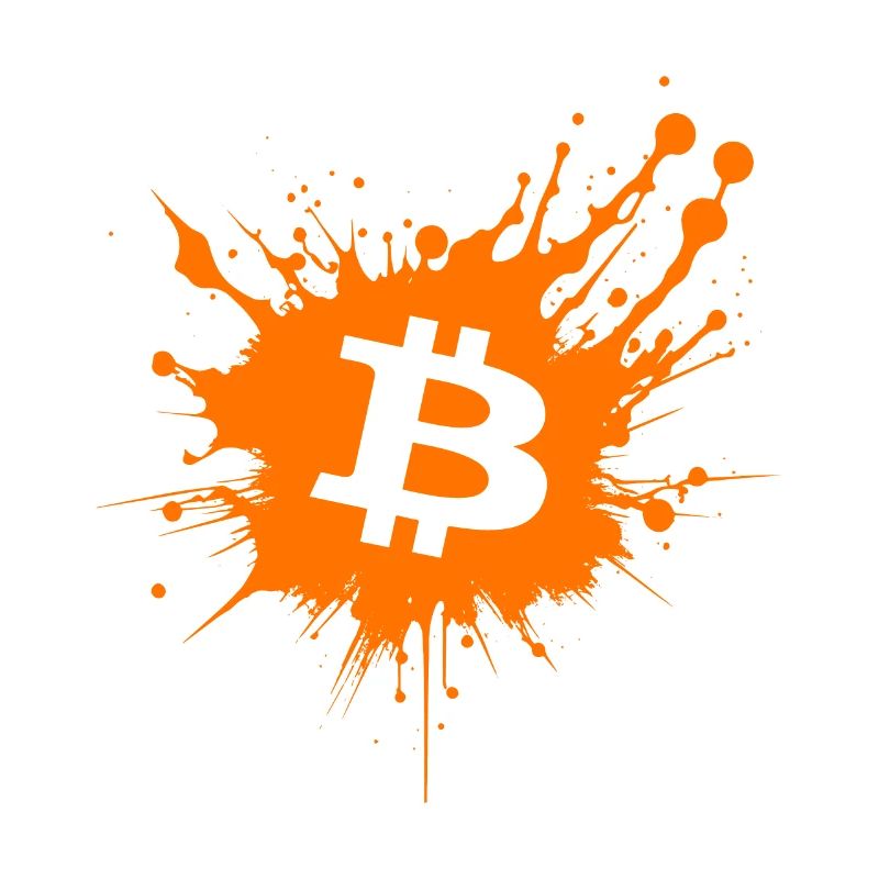 Bitcoin Crypto Cryptocurrency Splash