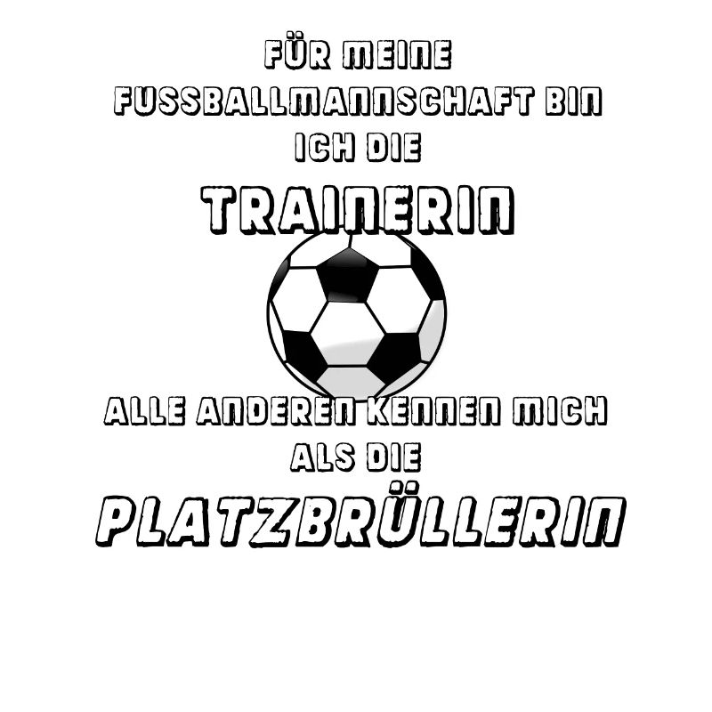 Trainerin und Platzbrüllerin