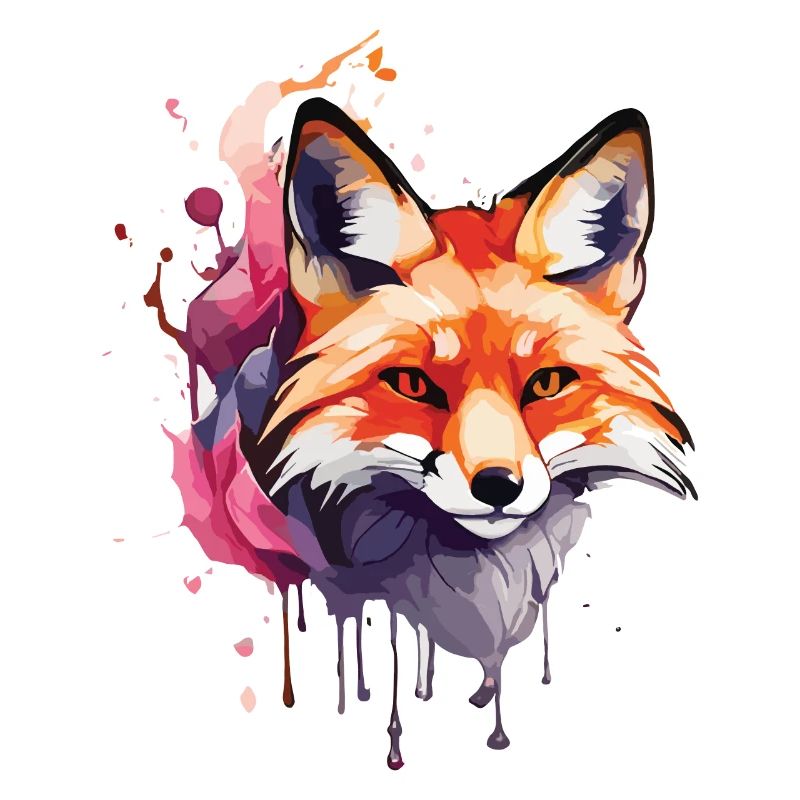 Aquarell Fuchs