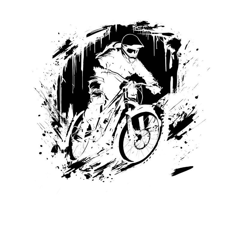 Radfahrer Skizze