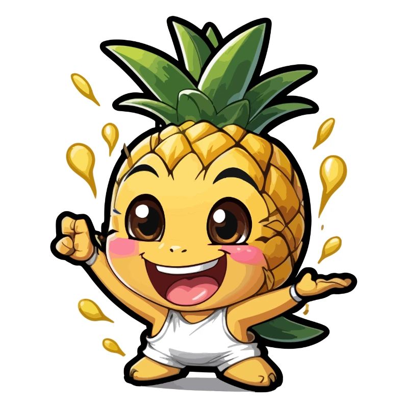 Drôle de bébé ananas