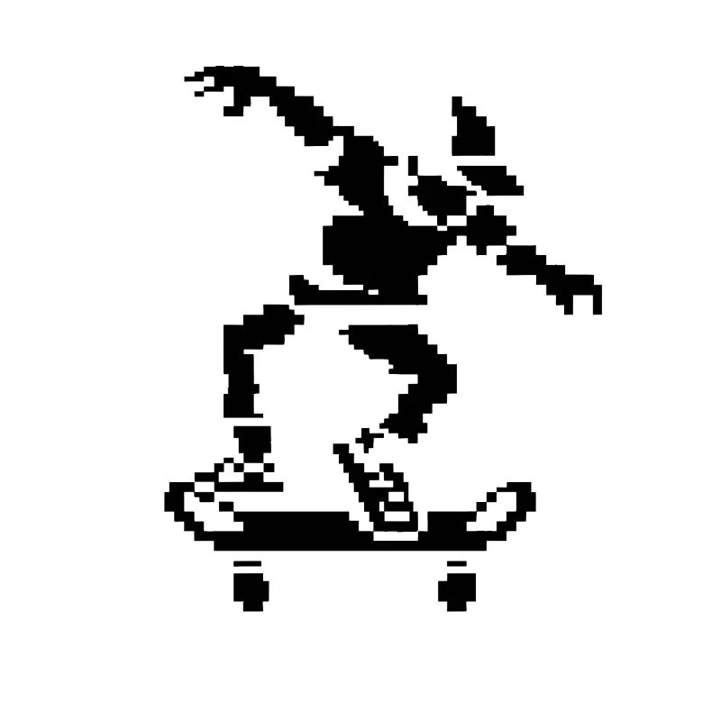 Skater Pixel Kunst