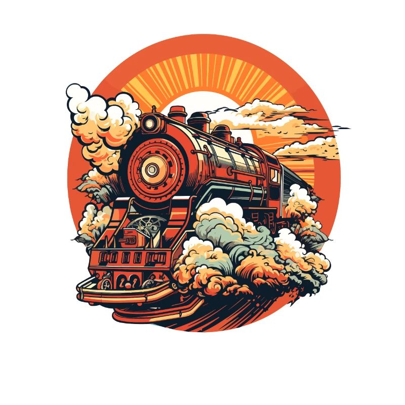 Train Comic Look