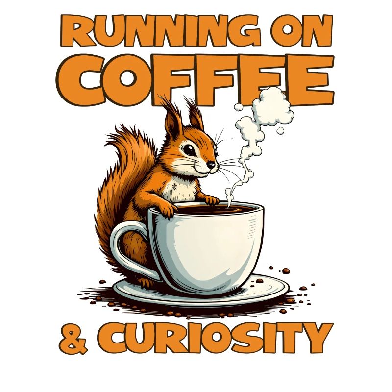 With coffee and curiosity – squirrel coffee