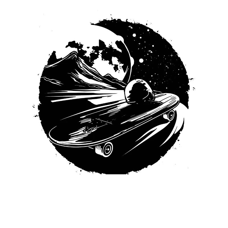Skateboarding Skizze