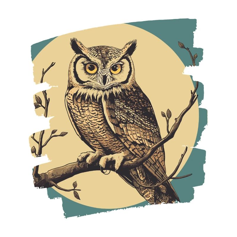Eule Retro