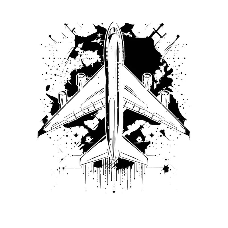 Flugzeug Zeichnung