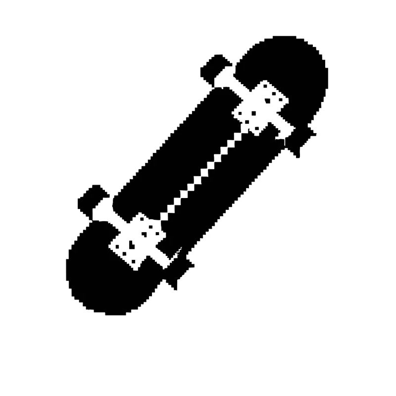 Pixel Skateboard