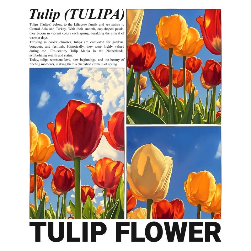 Tulip Spring Nature Flower Botanical Gift