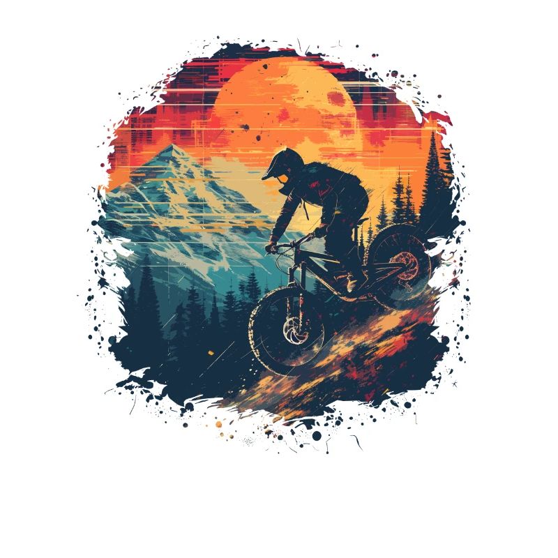Mountainbiking Synthwave