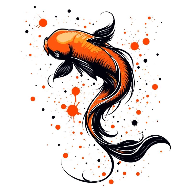 Koi Fisch Harmonie