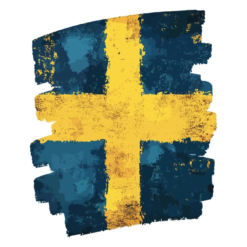 Schwedische Flagge Schweden
