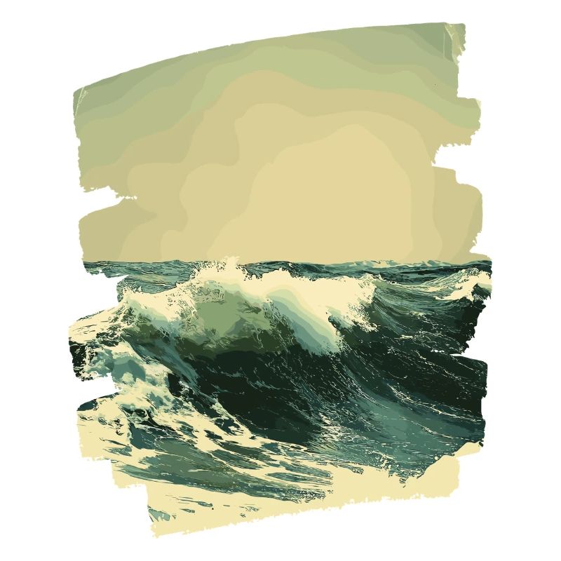Wellen und Meer