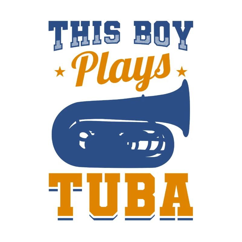 Dieser Junge spielt Tuba