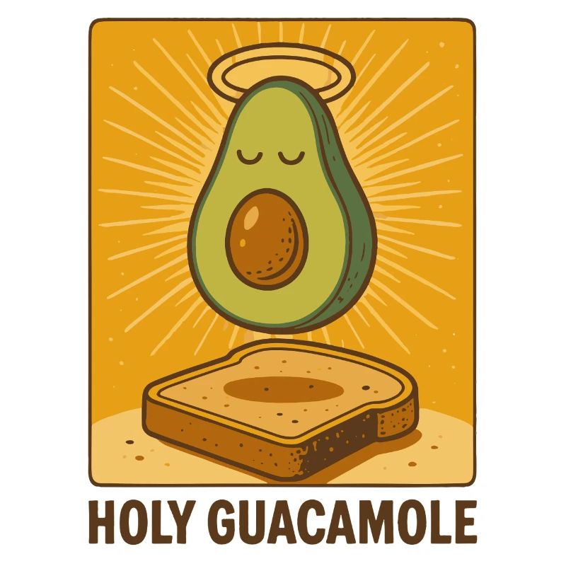 Heilige Guacamole-Kunst
