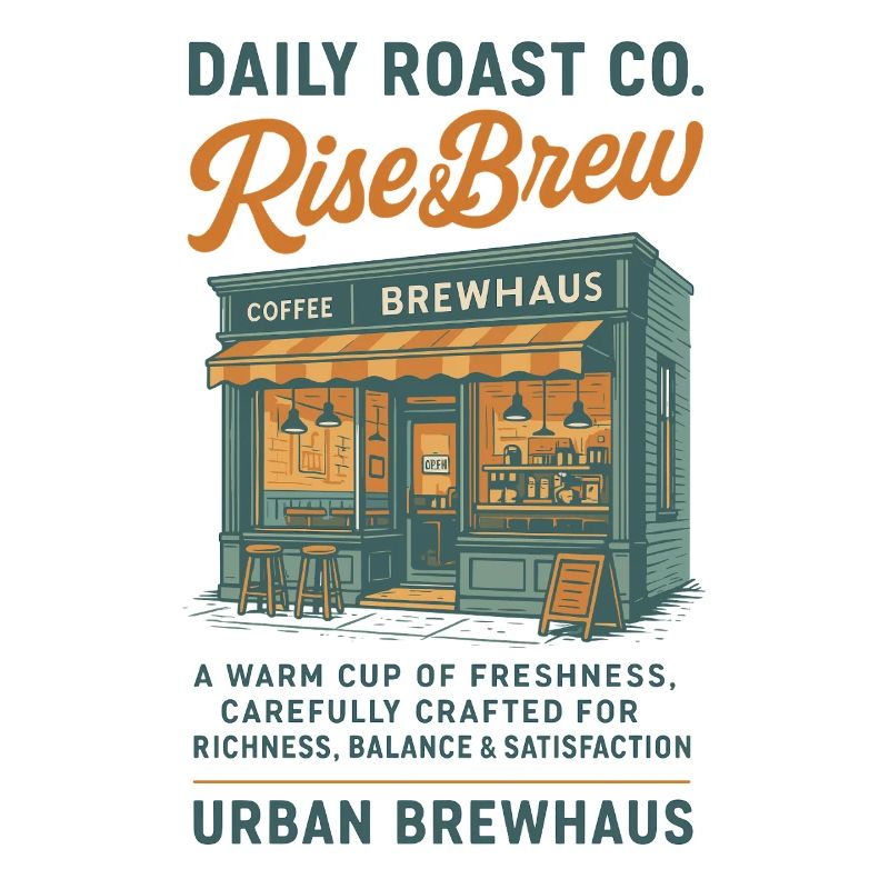 Rise & Brew Urbanes Kaffeehaus-Design