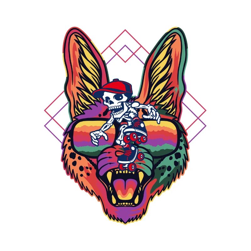 Pharaonische Neon-Katze