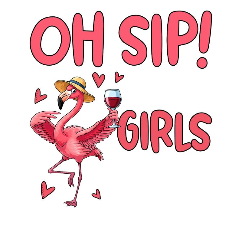 Flamingo Girls Trip Design