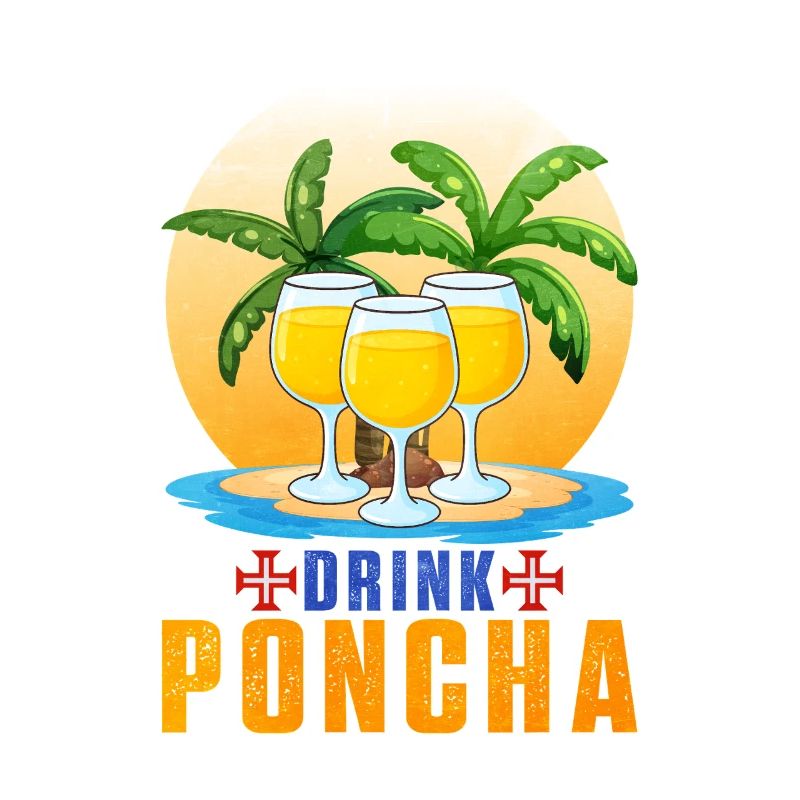 Tropische Drink-Poncha Madeira