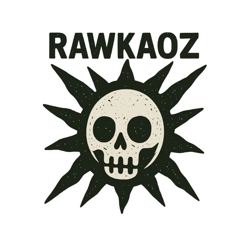 Rawkaoz Skull Sonnenlogo