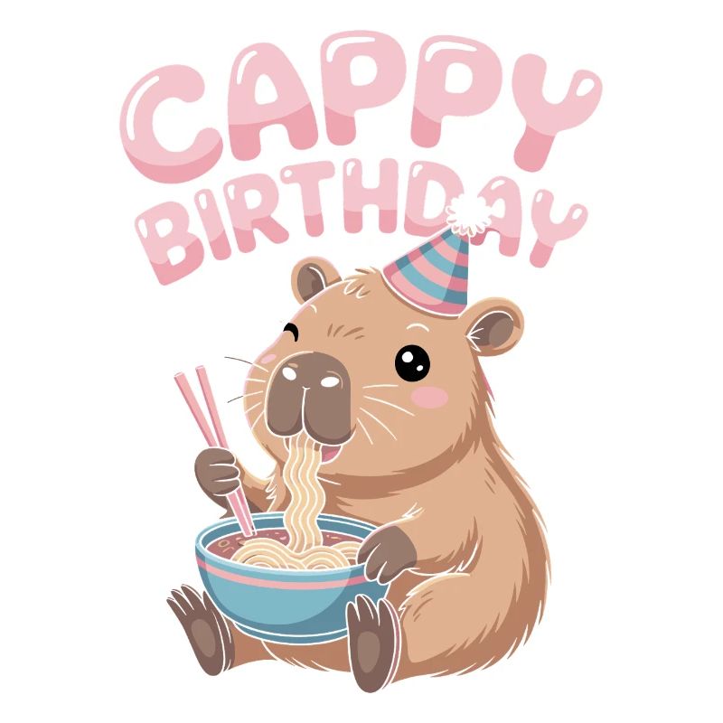 ANNIVERSAIRE DE CAPPY Anniversaire de Capy Ramen de Capybara