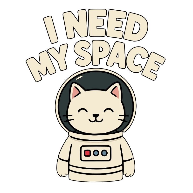 Kätzchen im Astronautenanzug