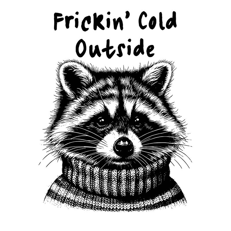 Frickin Cold Outside Waschbär