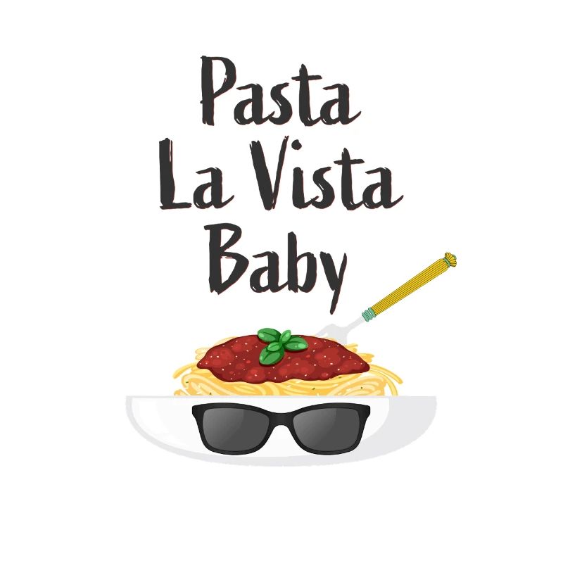 Humorous pasta look design for babies