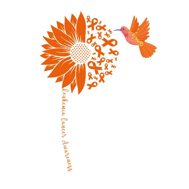 Blumenmotive mit summendem Kolibri