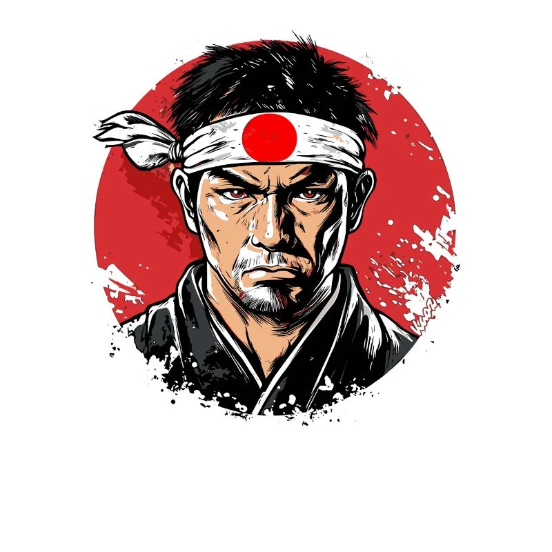 Japanischer Samurai-Krieger