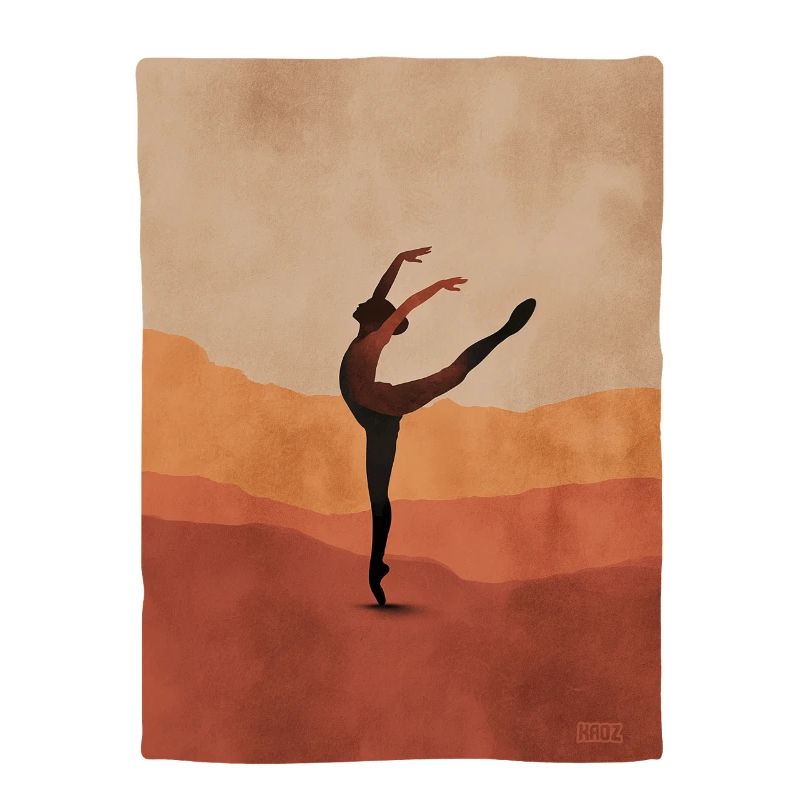 Silhouette de danseuse du désert