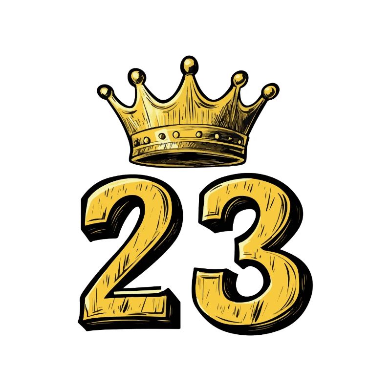 23 Zahl Krone