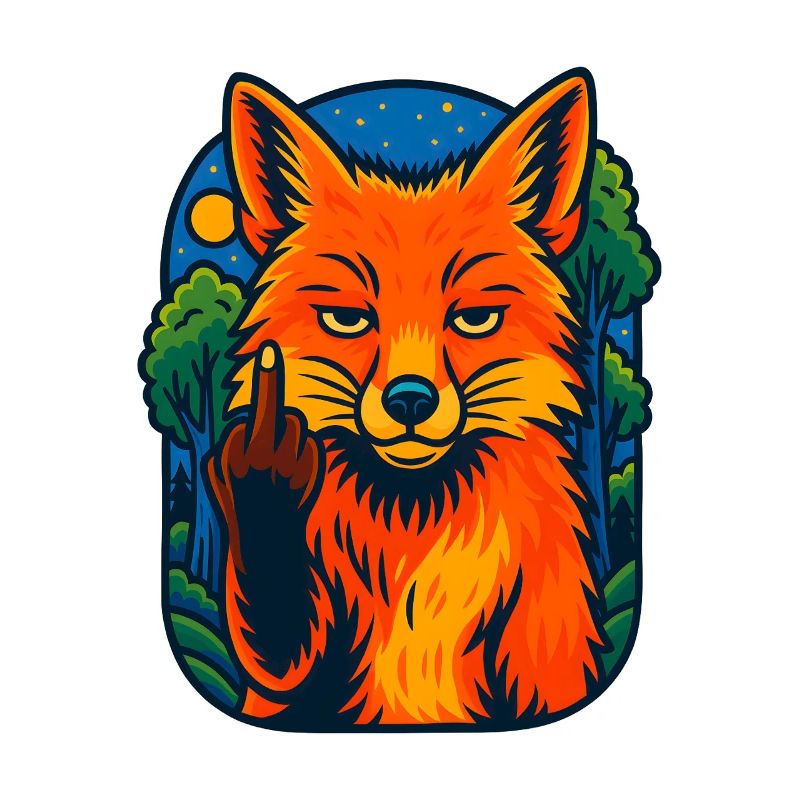 Mitternachtsfuchs rebellisch, liebe Füchse