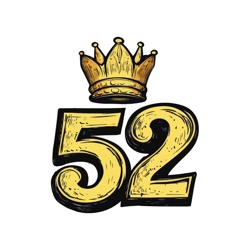 52 Zahl Krone