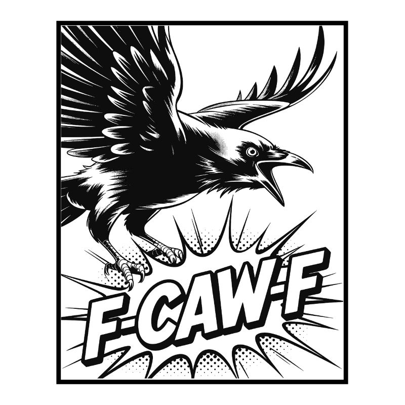 F-Caw-F Meme Krähe