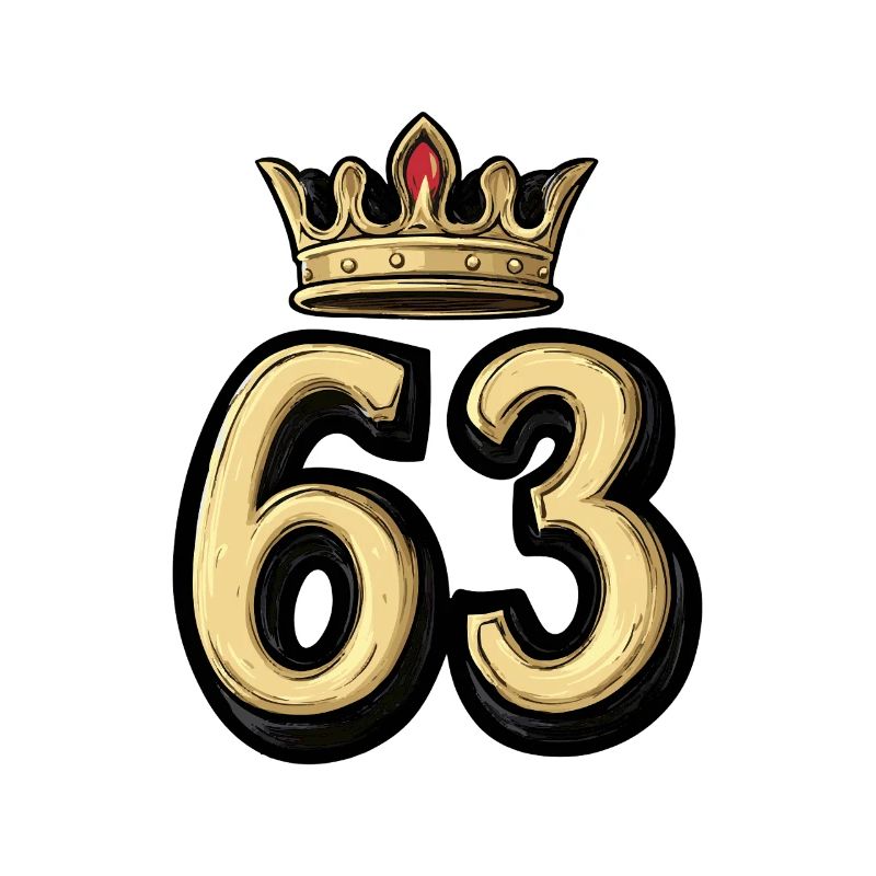63 Zahl Krone
