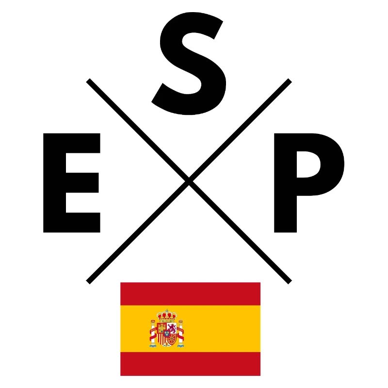 Spanische Flagge Wappen Design