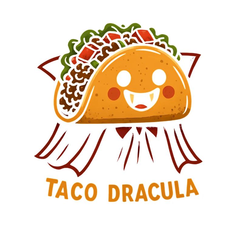 Taco Dracula Mascot