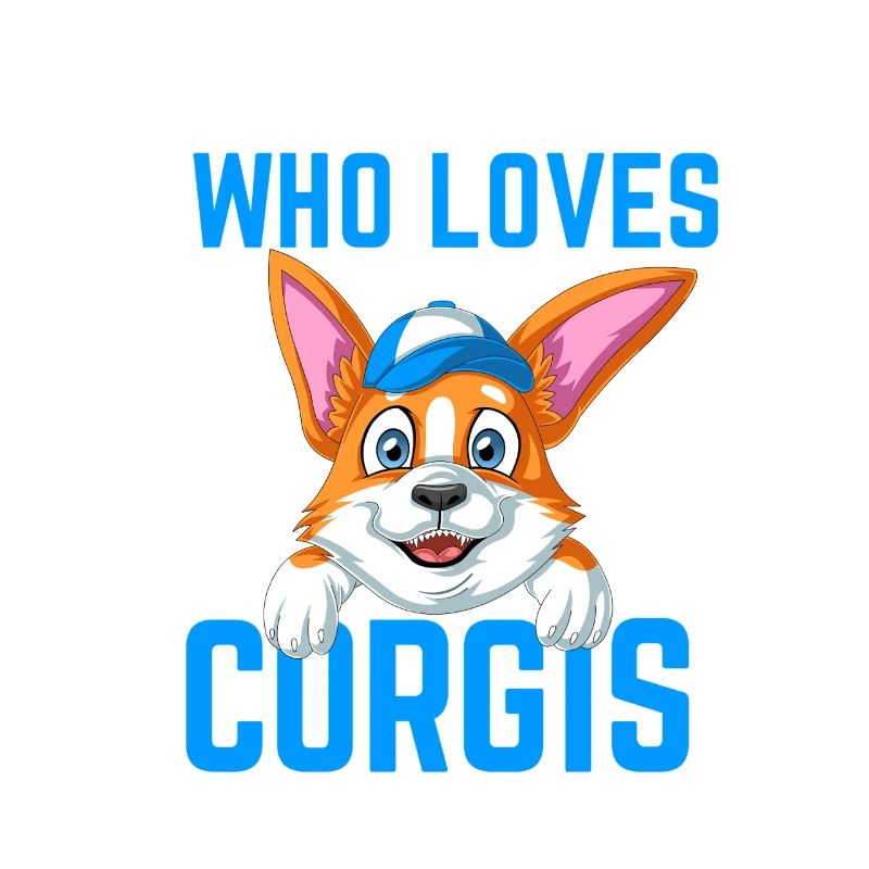 Nur ein Junge, der Corgi liebt