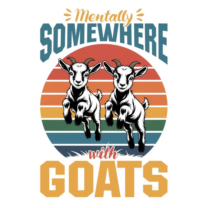 Funny Farm Animal Goat