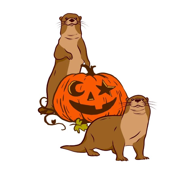 Seeotter Cartoon Halloween