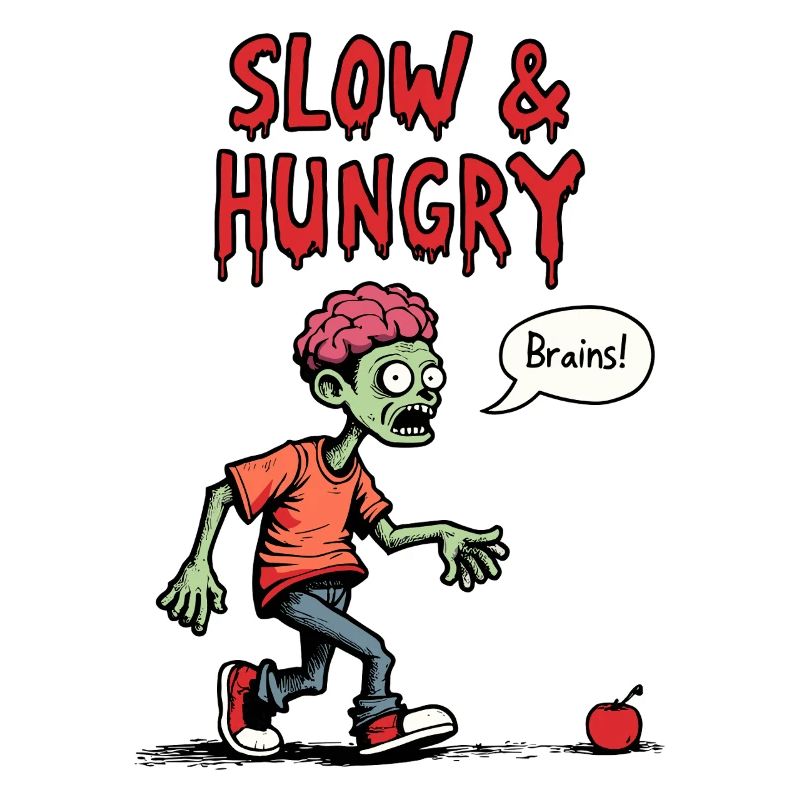 Slow & Hungry Zombie Comic