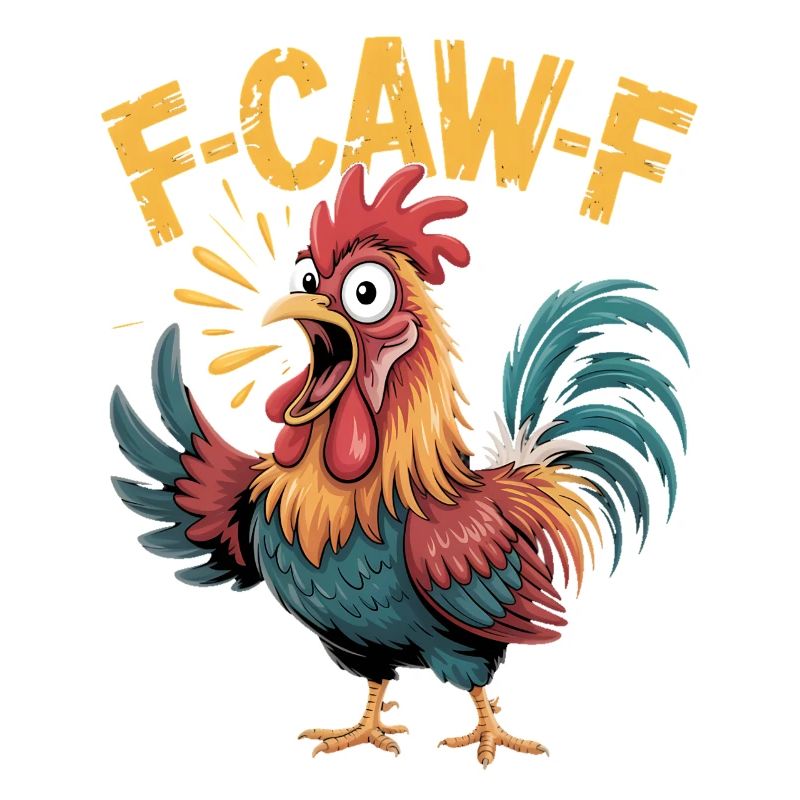 Lebendiges Hahn-FCAWF-Maskottchen